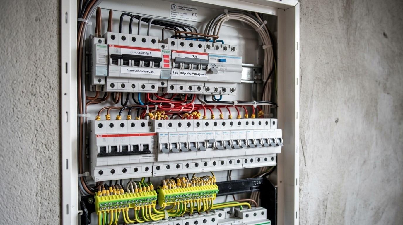 Elinstallation Byta Elcentral Elskåp