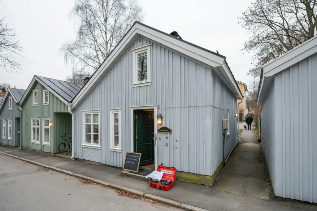 fels kning och omdragning av el i radhus i m larh jden segeltorp