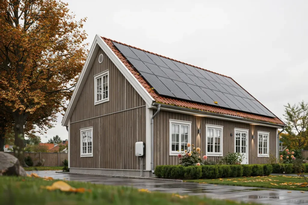 solceller p taket s s nker du elkostnaden och kar v rdet p din villa